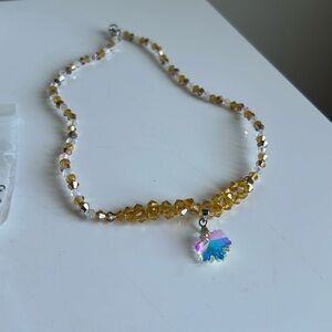 (4 for $20) Butterfly Beaded Necklace & Earrings